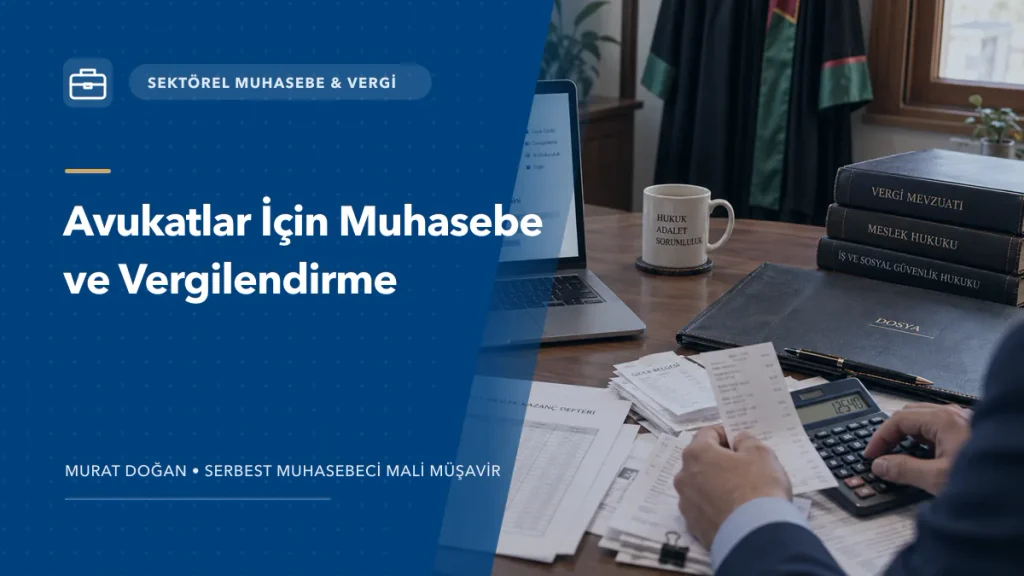 Avukatlar için muhasebe ve vergilendirme